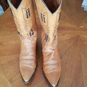 Cognac Cowboy boots